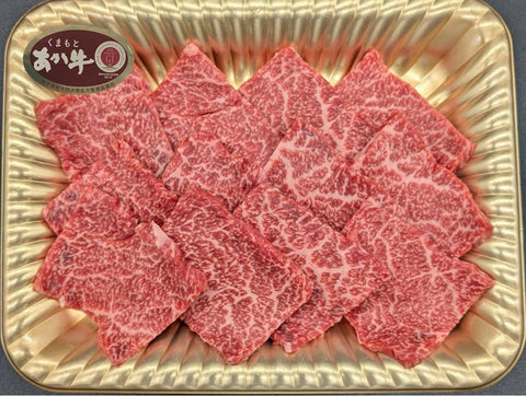 GI認証　くまもとあか牛　ザブトン焼肉300ｇ